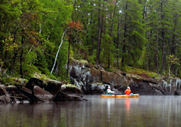 Canoeing on Lake One